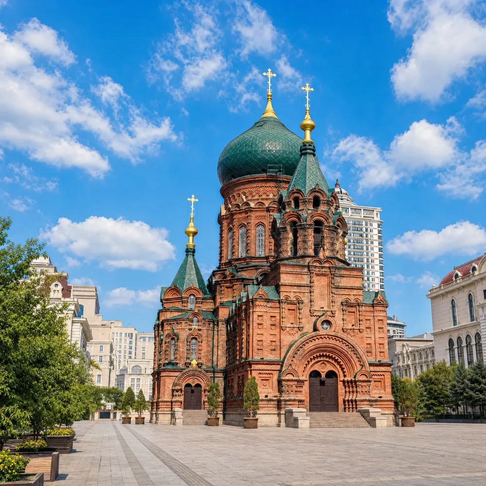 West façade of St. Sophia Cathedral, Harbin